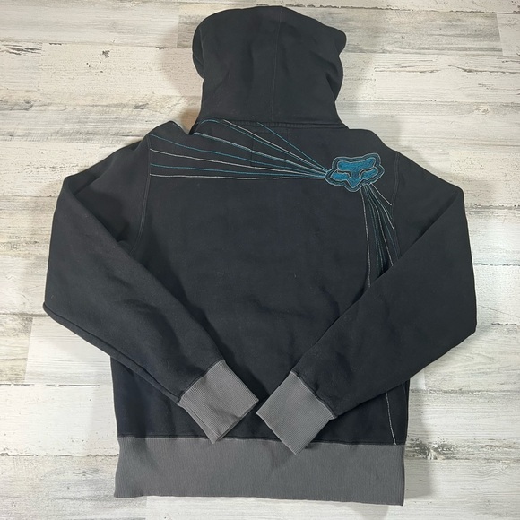 FOX Racing Riders Women’s Hoodie Sweatshirt Pullover Black Size Medium - Picture 3 of 7
